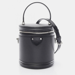 Louis Vuitton Cannes Black Epi Leather Satchel Bag 1176736