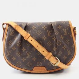 Louis Vuitton Menilmontant PM Brown Monogram Canvas Crossbody Bag 1176826