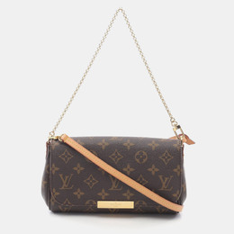 Louis Vuitton Favorite Pm Chain Crossbody Sholuder Handbag Clutch Canvas 1176610