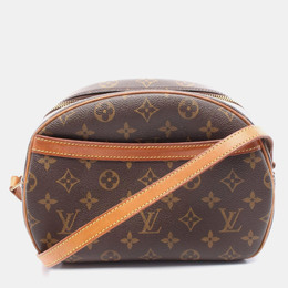 Louis Vuitton Blois Brown Monogram Canvas Shoulder Bag 1176988