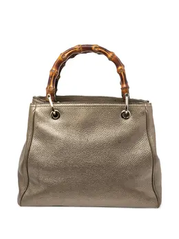 Gucci bamboo-handle leather tote bag 30333908
