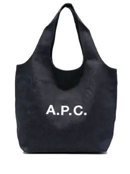 A.P.C. Ninon logo-print tote bag 30983573