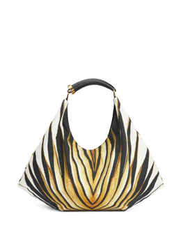 Сумка-тоут Fang с напуском Roberto Cavalli, черный tkb006smc00 | черный