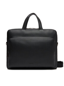 Сумка для ноутбука Micro Pebble Slim Briefcase 36 LV04D3012G Calvin Klein, черный 8721107859392 | schwarz