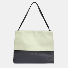 Celine Black White Leather All Soft Bag 1178832