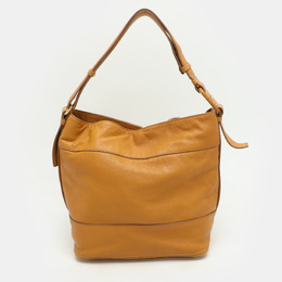 Salvatore Ferragamo Mustard Leather Hobo 1178634