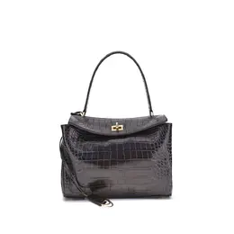 Balenciaga Rodeo Shoulder Bag in crocodile-print leather ba7897792aa5l2221bb
