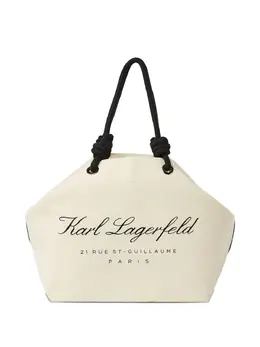 Karl Lagerfeld Hotel Karl beach tote bag 26157771