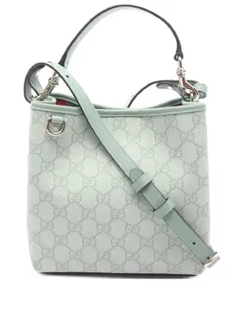 Gucci 2016-2025 Small GG Supreme Emblem Bucket Bag satchel 31081729