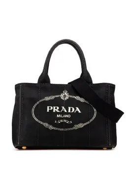 Prada 2013-2025 Small Canvas Canapa Logo satchel 31073444