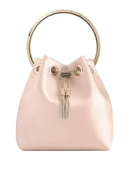 Jimmy Choo Bon Bon circular-handle bucket bag 30192442