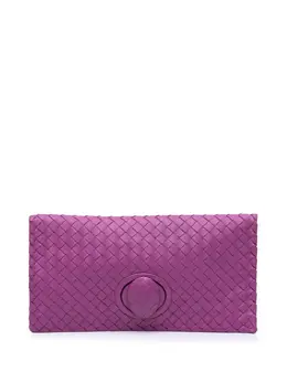 Bottega Veneta 2012-2025 Nappa Intrecciato Turn Lock clutch bag 31085062