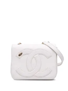 Chanel 2019 Lambskin CC Mania Flap crossbody bag 31086130