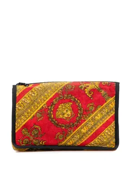 Versace 2021-2025 Terry Medusa Baroque Print clutch bag 31085353