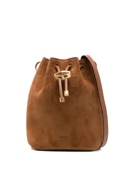 Jimmy Choo Cinch drawstring suede bucket mini bag 30693168
