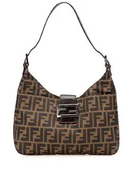 Fendi 2000-2010 Zucca Canvas shoulder bag 31086319