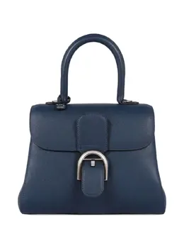 Delvaux Brillant PM pebbled leather flap bag 30258152