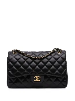 Chanel 2010-2011 Jumbo Classic Lambskin Double Flap shoulder bag 31086053