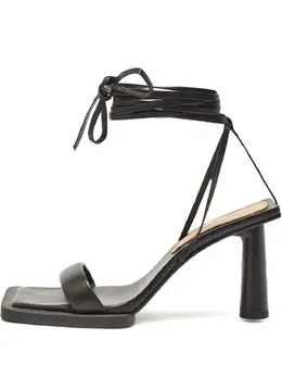 Jacquemus 100m Les Carre Rond leather sandals 30363616