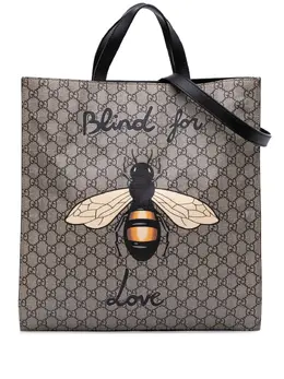 Gucci 2016-2025 GG Supreme Blind For Love satchel 31093523