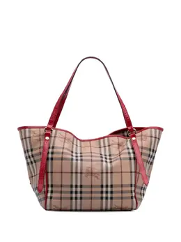 Burberry 2000-2017 Small Haymarket Check Coated Canvas Canterbury tote bag 31085064