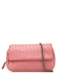 Bottega Veneta 2012-2025 Mini Nappa Intrecciato Expandable Chain crossbody bag 31072684