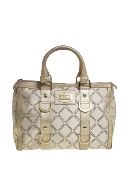 Versace logo-plaque tote bag 30362247