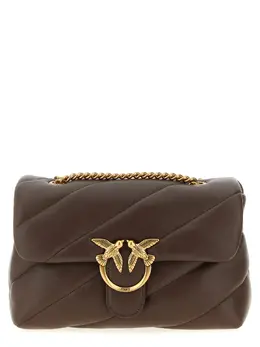 Pinko-Classic Love Bag Puff Borse A Tracolla Marrone-Donna 52189335322964