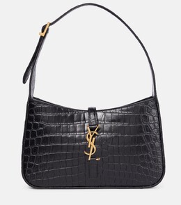 Кожаная сумка через плечо Le 5 à 7 Saint Laurent, черный p00555133 | black
