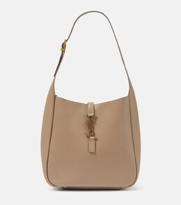 Le 5 à 7 Soft Маленькая кожаная сумка через плечо Saint Laurent, серый p00799454 | grey