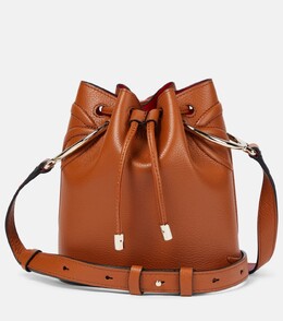 Кожаная сумка-ведро By My Side Christian Louboutin, коричневый p00809666 | brown