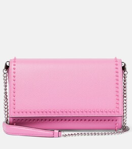 Декорированный кожаный клатч Paloma Christian Louboutin, розовый p00753244 | pink