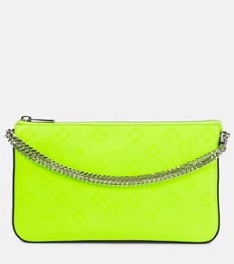 Кожаный клатч Loubila Christian Louboutin, желтый p00776984 | yellow