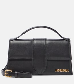 Le Bambino Большая кожаная сумка через плечо Jacquemus, черный p00583185 | black