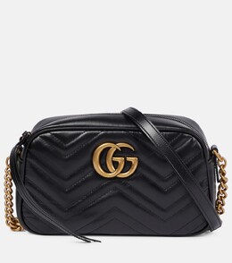 Маленькая сумка через плечо GG Marmont Gucci, черный p00267859 | black