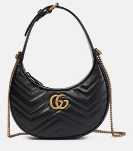 Мини-сумка через плечо GG Marmont Gucci, черный p00675612 | black