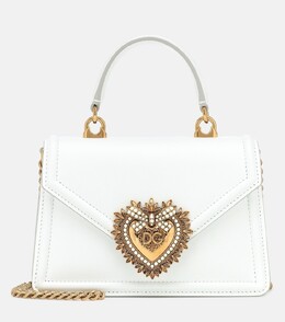 Маленькая кожаная сумка через плечо Devotion Dolce & Gabbana, белый p00478198 | white