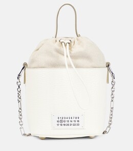 Кожаная сумка-ведро 5AC Maison Margiela, белый p00629808 | white