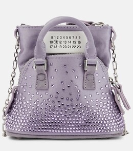 5AC Classique Детская кожаная сумка через плечо Maison Margiela, фиолетовый p00819086 | purple