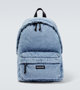 Джинсовый рюкзак Explorer Balenciaga, синий p00798300 | blue