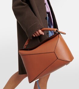 Кожаная сумка Puzzle Edge Loewe, коричневый p00845591 | brown