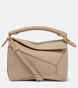 Кожаная сумка через плечо Puzzle Edge Mini Loewe, коричневый p00821381 | brown