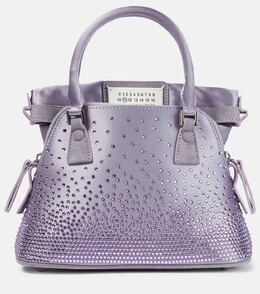Атласная сумка через плечо 5AC Classique Micro Maison Margiela, фиолетовый p00819079 | purple