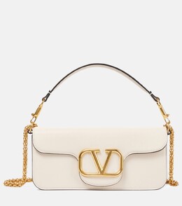 Сумка через плечо Locò из кожи Valentino Garavani, бежевый p00696815 | beige