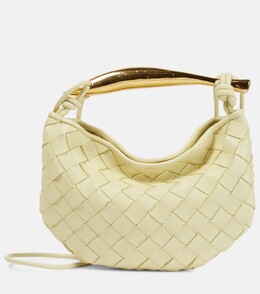 Кожаная сумка через плечо Sardine Mini Bottega Veneta, нейтральный p00808888 | neutral