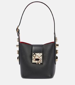 Сумка-ведро Carasky Mini из кожи Christian Louboutin, черный p00667953 | black
