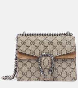 Мини-сумка на плечо Dionysus GG Supreme Gucci, бежевый p00220586 | beige