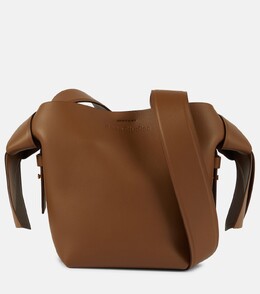 Кожаная мини-сумка через плечо Musubi Acne Studios, коричневый p00578452 | brown