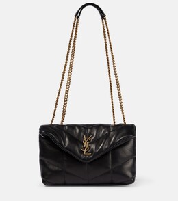 Стеганая сумка на плечо Puffer Toy Saint Laurent, черный p00835104 | black