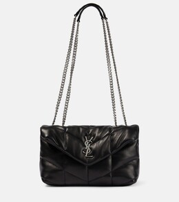 Стеганая сумка на плечо Puffer Toy Saint Laurent, черный p00863230 | black